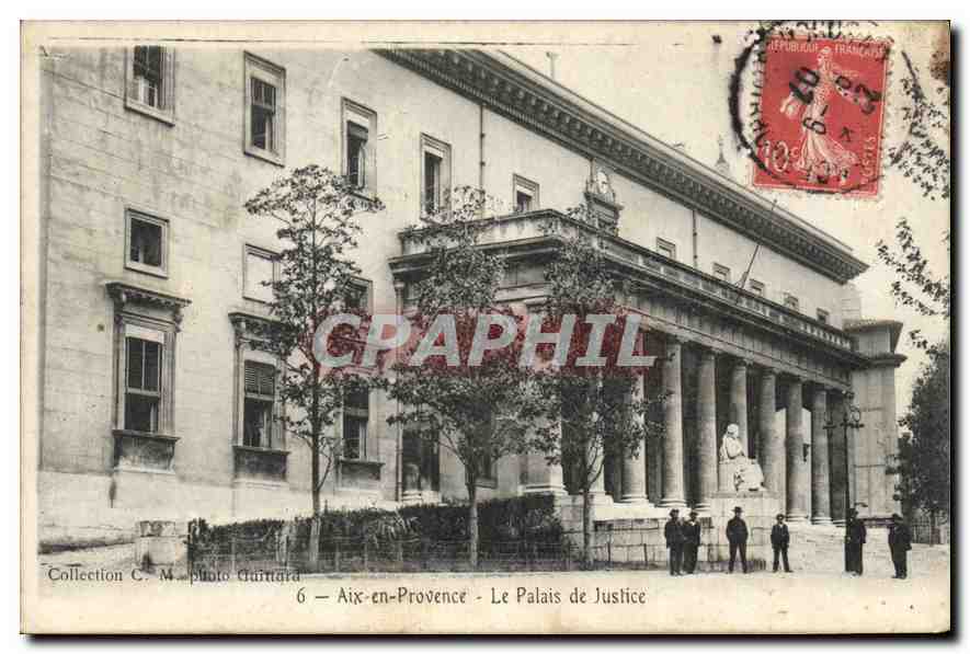 Aix-en-Provence — Das Palais de Justice — Foto Guittard