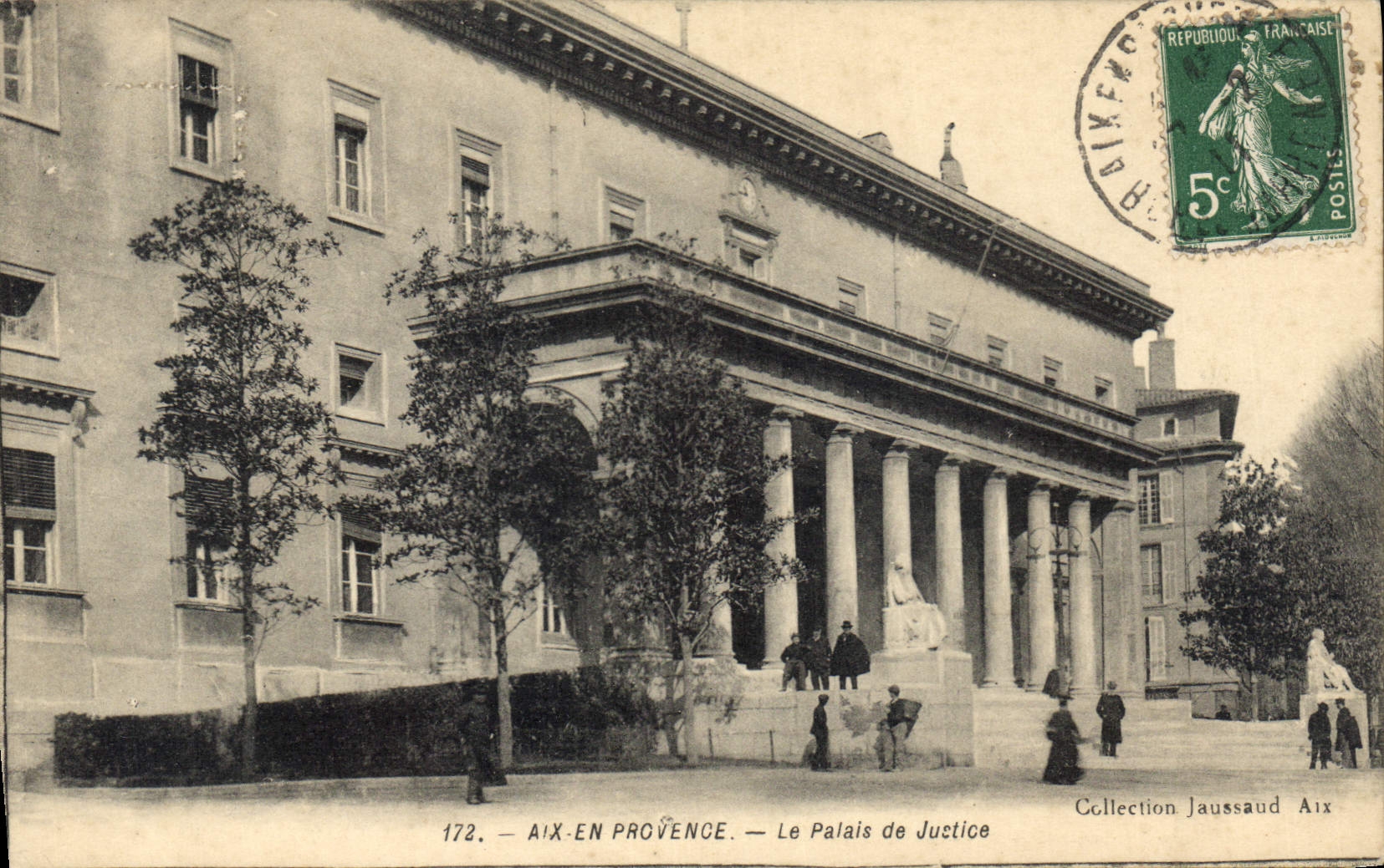 Aix-en-Provence — Le Palais de Justice — Collection Jaussaud