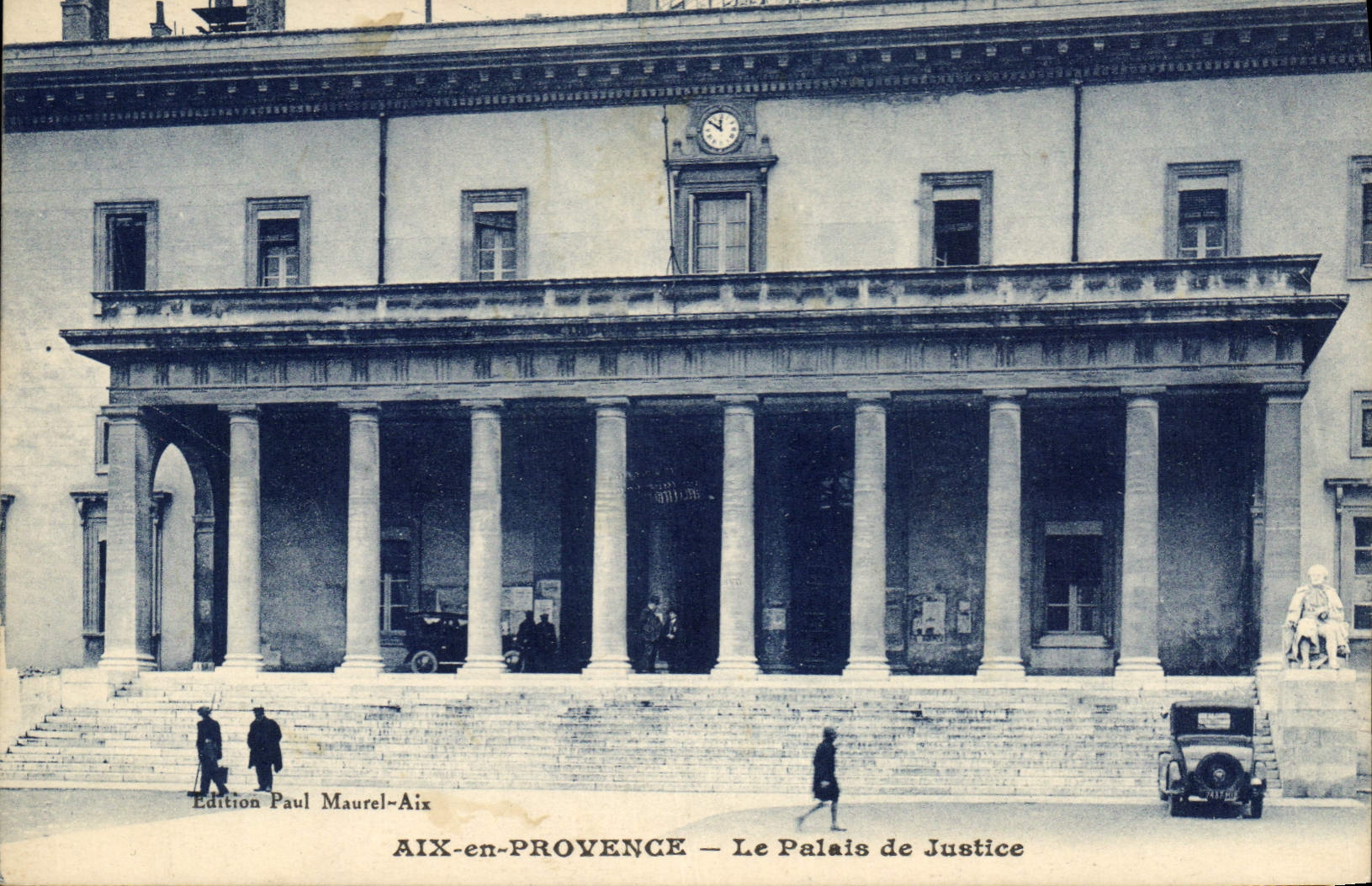AIX-en-PROVENCE — Das Palais de Justice — Ausgabe Paul Maurel-Aix