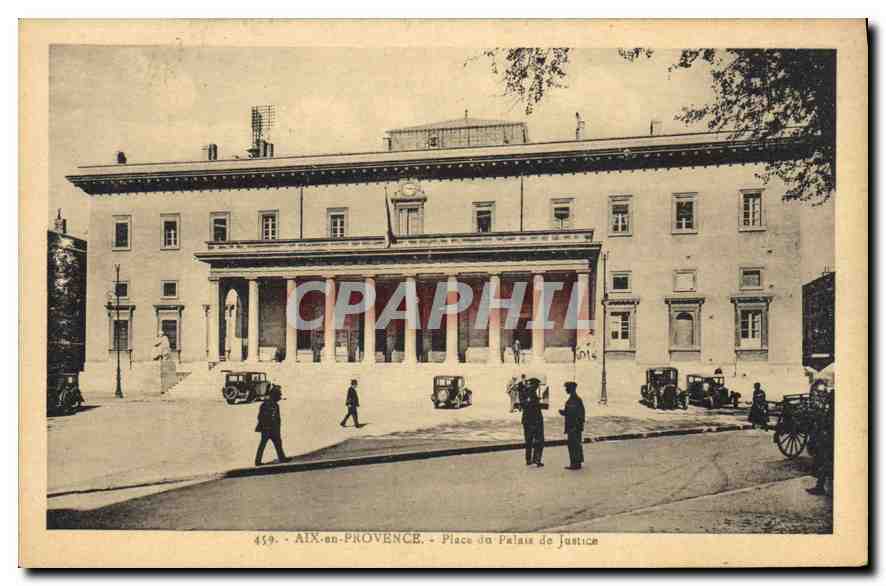 CPA Aix en Provence Place du Palais de Justice 