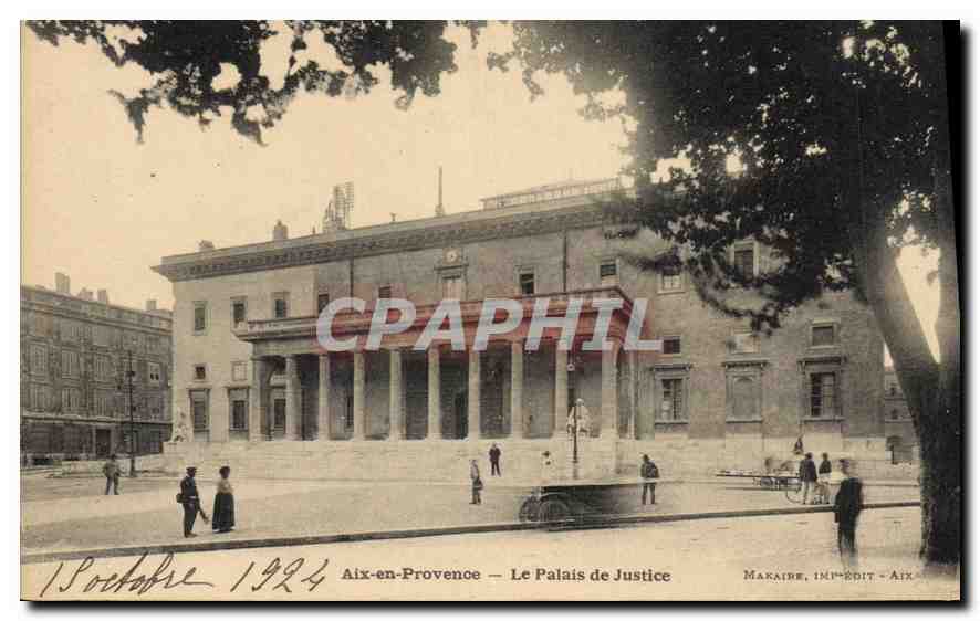 Aix-en-Provence — Ansicht des Palastes der Justiz — Makaire, IMP-EDIT - AIX