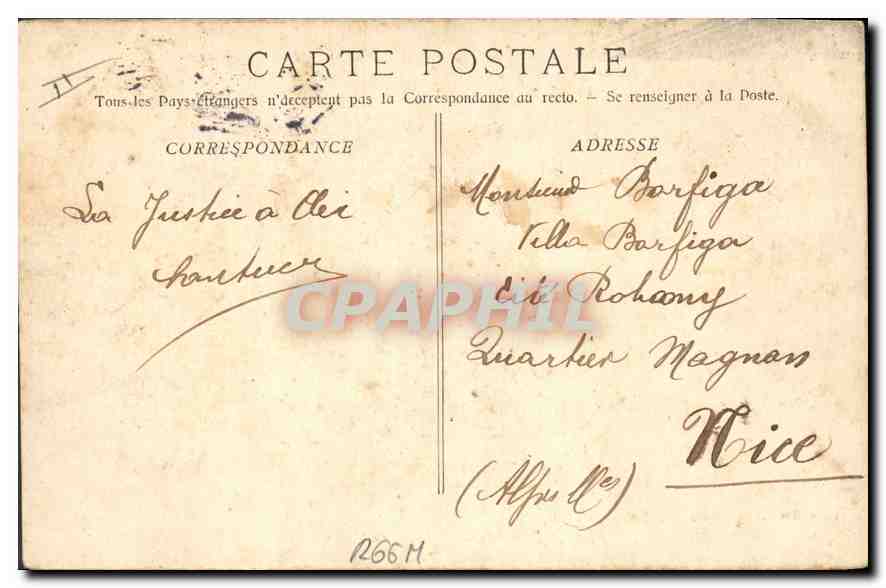 Aix-en-Provence - Das Palais de Justice — Foto Jouven, Sammlung C. M. — Rückseite