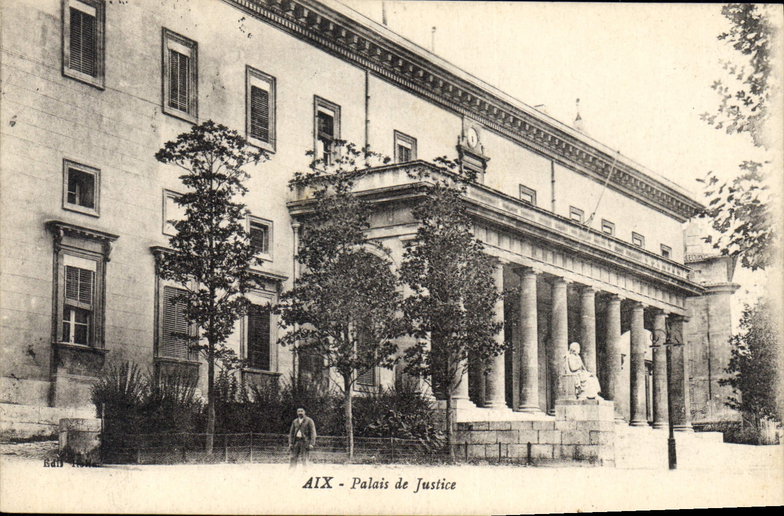 AIX - Palast der Gerechtigkeit — architektonische Ansicht — Verlag Bab Rosa
