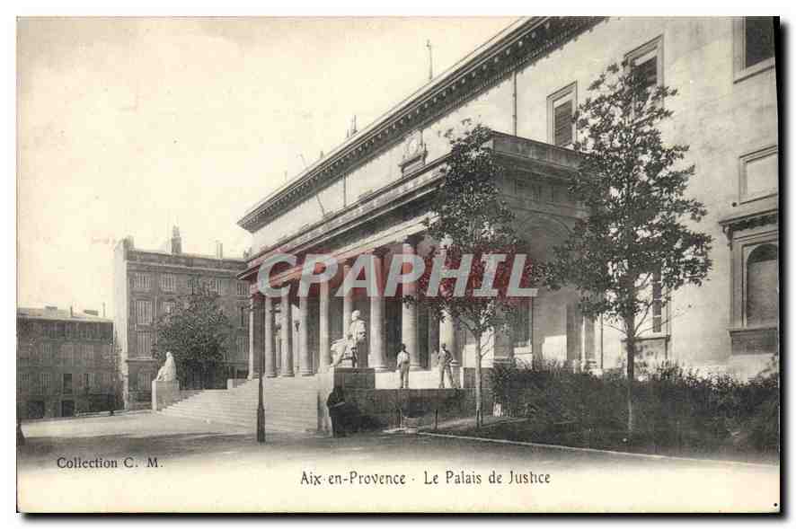 Aix-en-Provence — Das Palais de Justice — Sammlung C. M.
