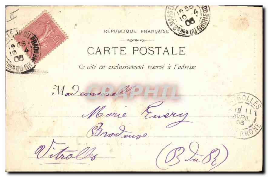 Aix-en-Provence — Palais de Justice — Dragon & Bourrilly — Verso