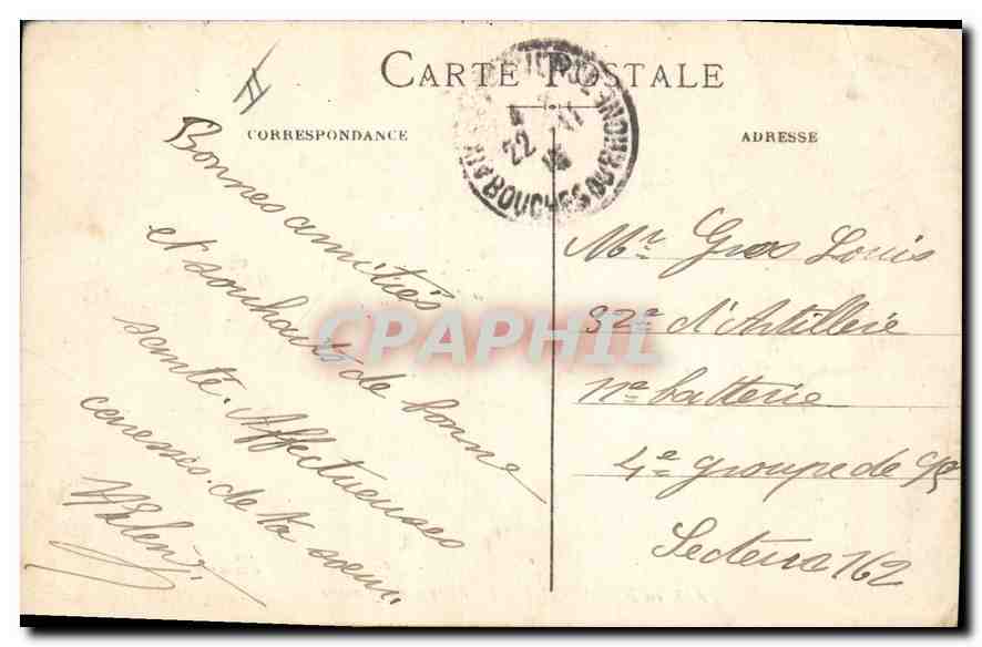 AIX en PROVENCE - Le Palais de Justice — Édition Carle — Verso