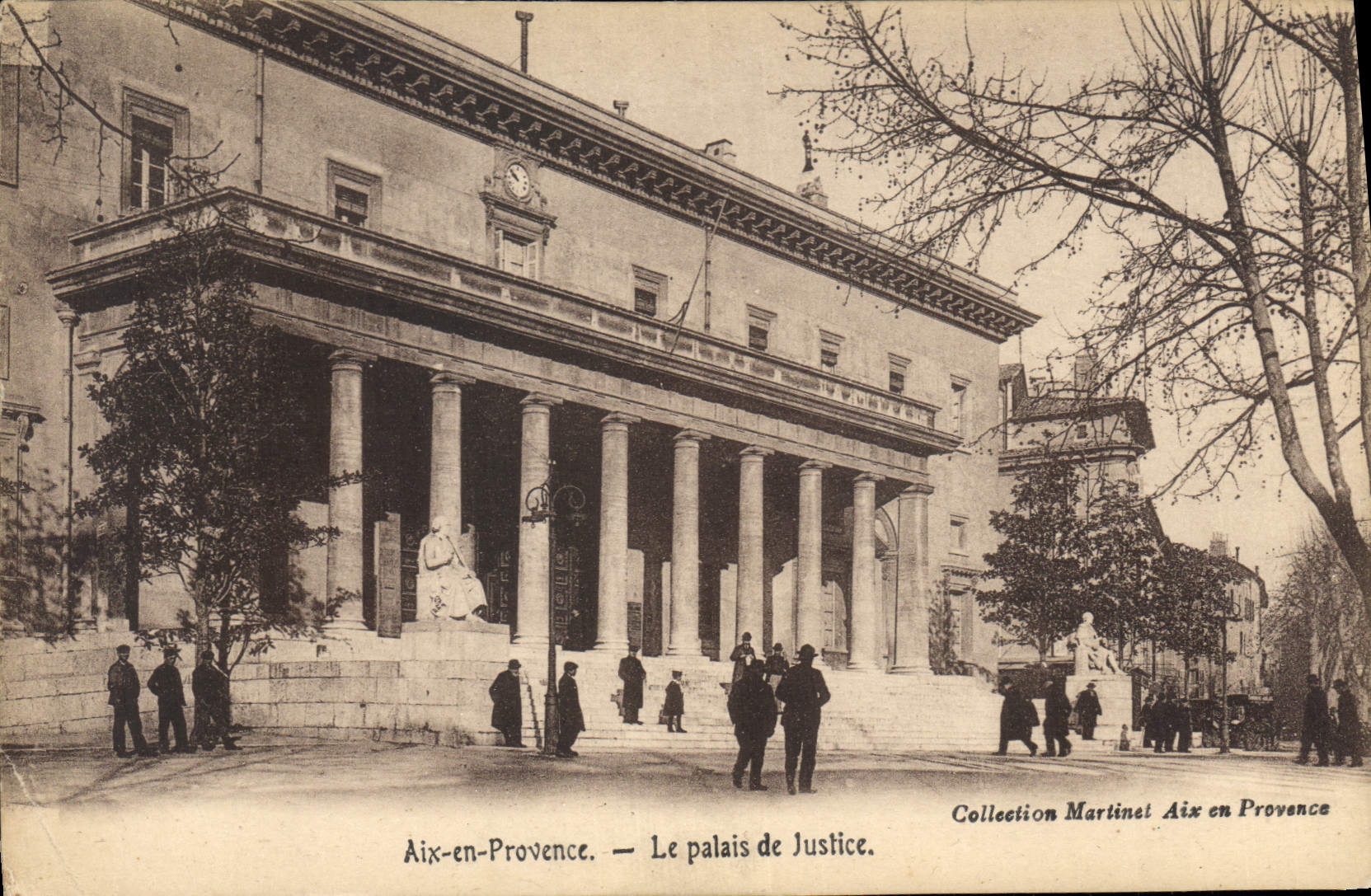 Aix-en-Provence — Das Justizpalast — Martinet Sammlung Aix-en-Provence