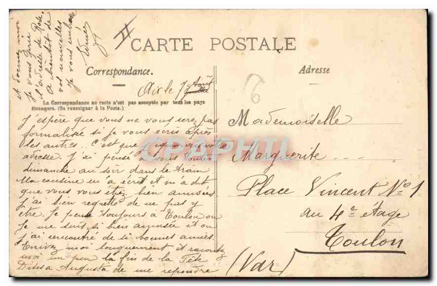 Aix-en-Provence — Das Palais de Justice — Phot. Gattard — Rückseite
