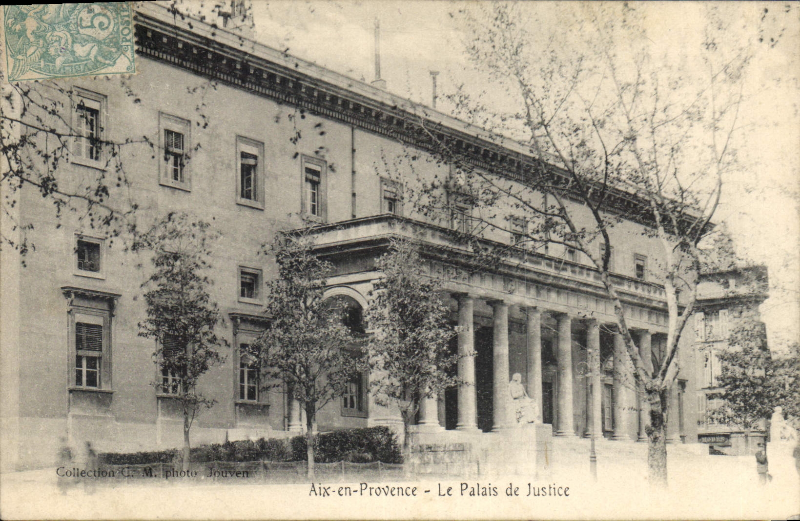 Aix-en-Provence - Das Palais de Justice — Foto Jouven