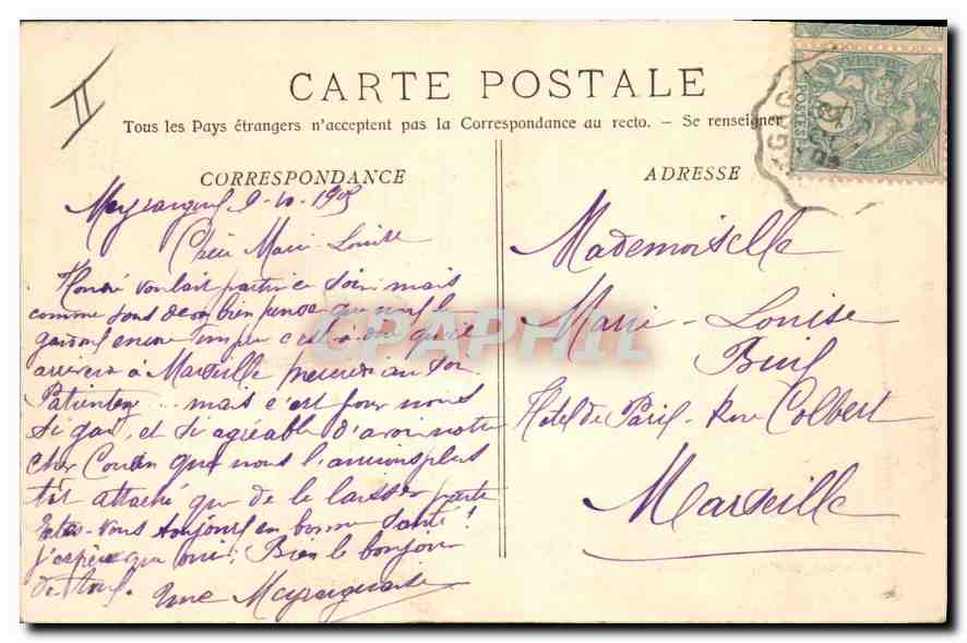 Aix-en-Provence - Das Palais de Justice — Foto Jouven — Rückseite