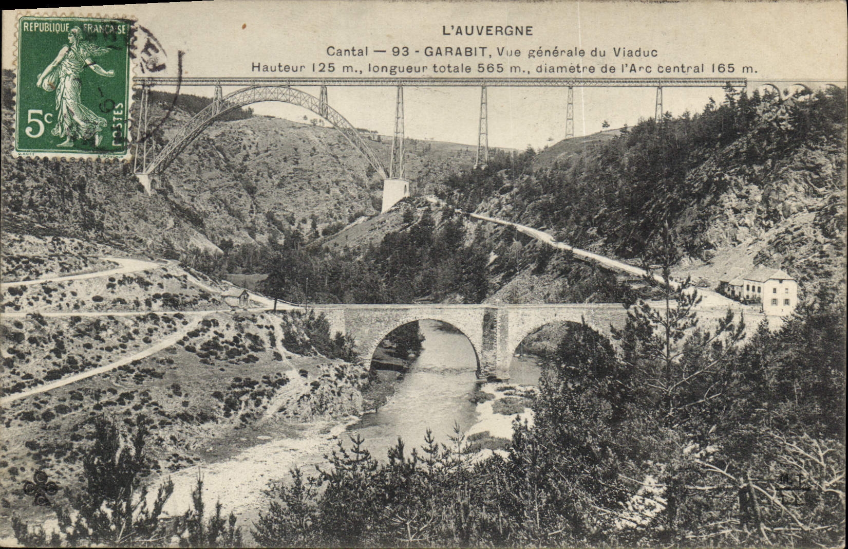 L'Auvergne — Viaduc de Garabit — éditeur non visible
