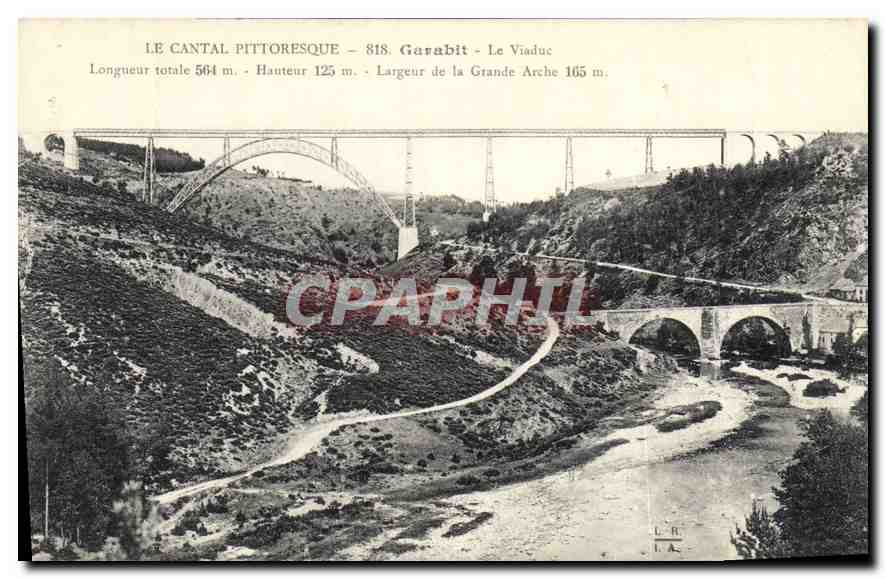 CPA Le Cantal Pittoresque Garabit Le Viaduc 