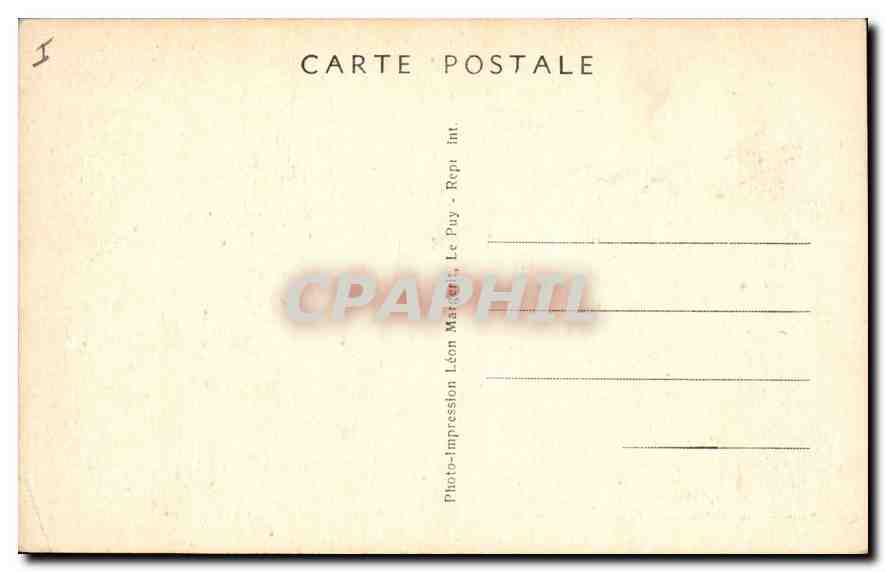 CPA L'Ensemble du Viaduc de Garabit sur la Truyere  — Rückseite