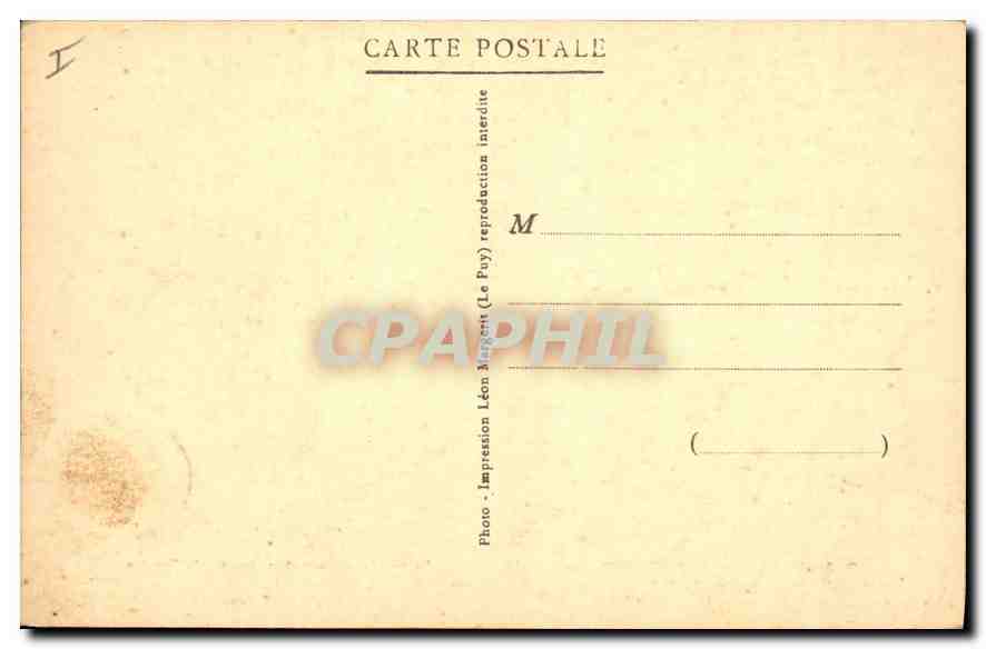 CPA Le Viaduc de Garabit Cantal La grande arche parabolique sur la Truvere  — Rückseite