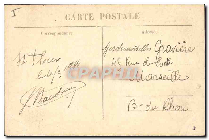 CPA Garabit pres Saint Flour La Pittoresque Vallee de la Truyere et le grand Viaduc Eiffel  — Rückseite