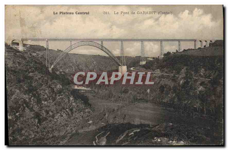CPA Le Plateau Central Le Pont de Garabit Cantal 