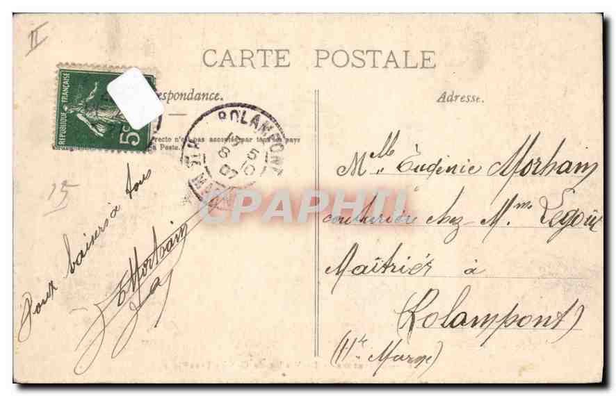 CPA Auvergne Le Viaduc de Garaby  — Rückseite