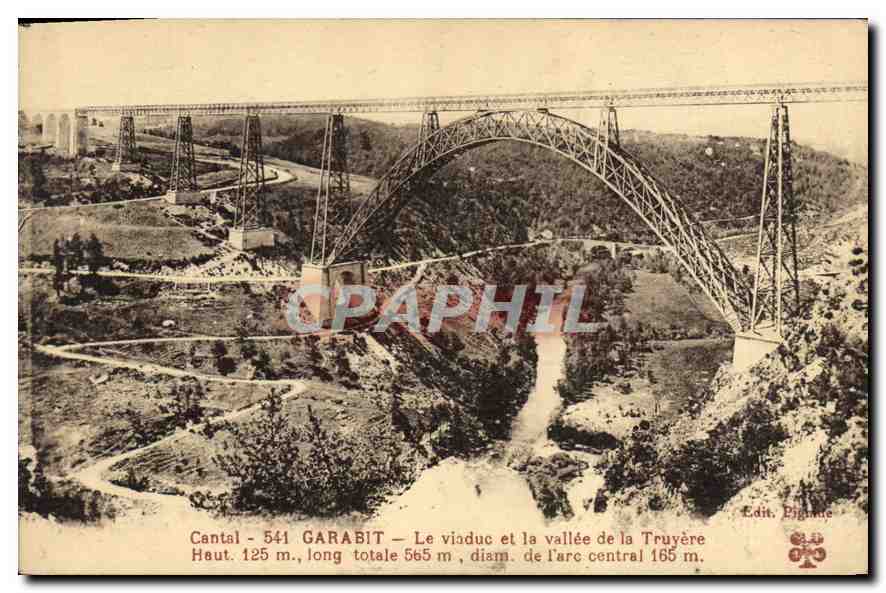 CPA Cantal Garabit Le Viaduc et la Vallee de la Truyere 