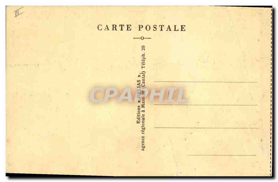CPA Garabit Cantal Le Grand Viaduc Eiffel et la Vallee de la Truyere vus de la Route de Ruines  — Verso