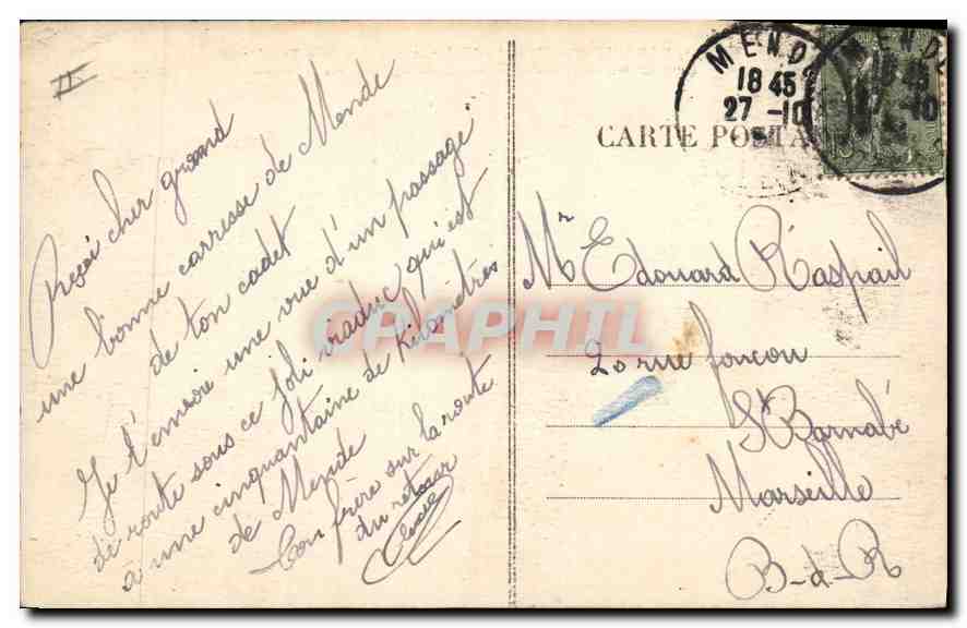 CPA Garabit Cantal Le Viaduc et la Vallee de la Truyere  — Verso