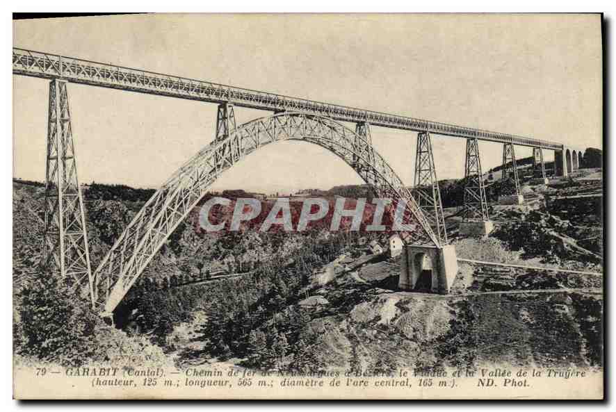 CPA Garabit Cantal Chemin 