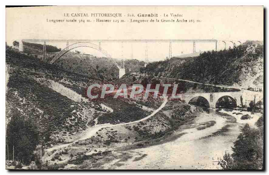 CPA Le Cantal Pittoresque Garabit Le Viaduc 