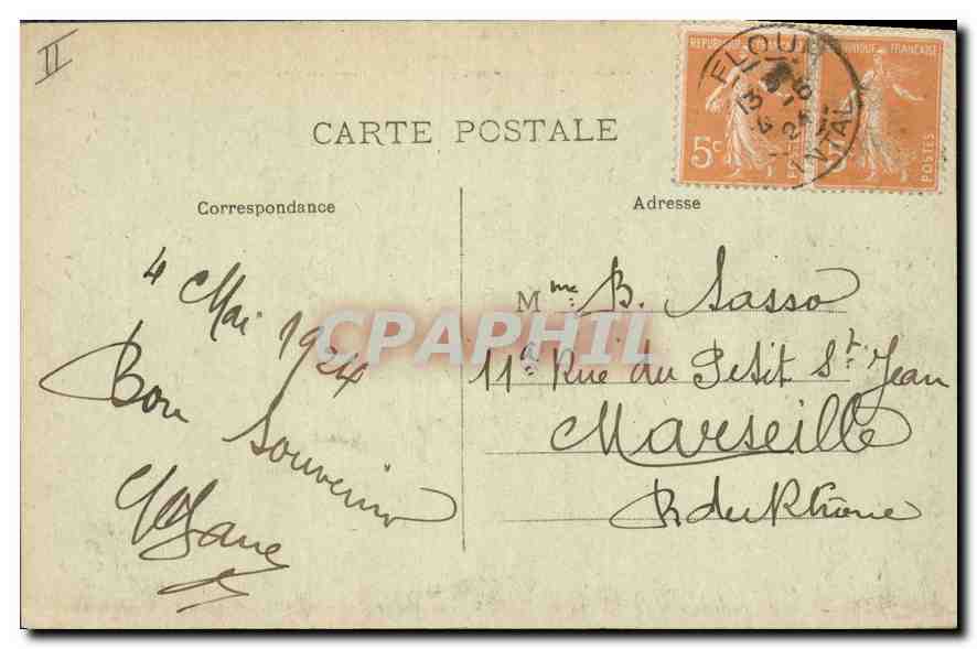 CPA L'Auvergne Cantal Garabit Vue generale du Viaduc  — Rückseite