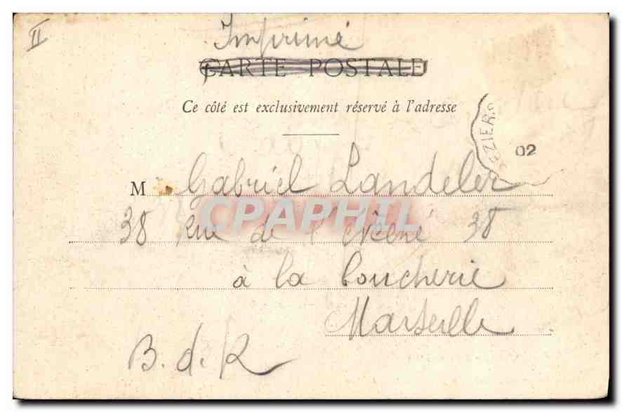 CPA L'Auvergne Viaduc de Garabit  — Rückseite