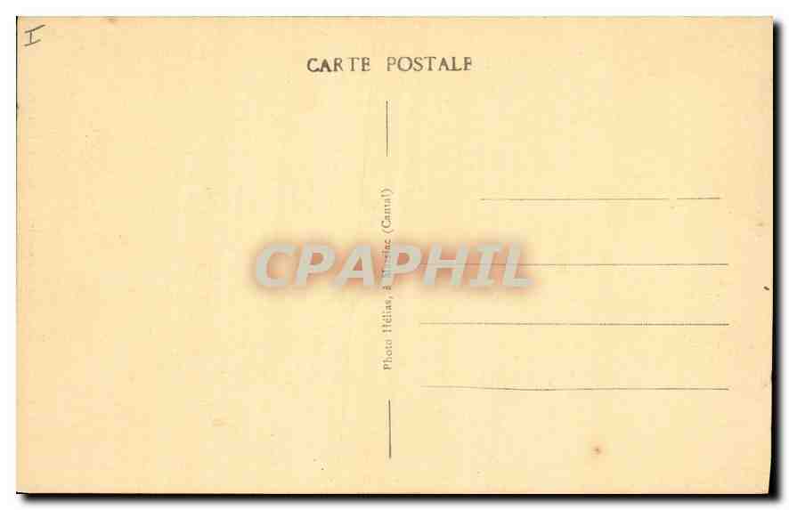 CPA Le Garabit La Truyere et les tournants de la Route  — Back