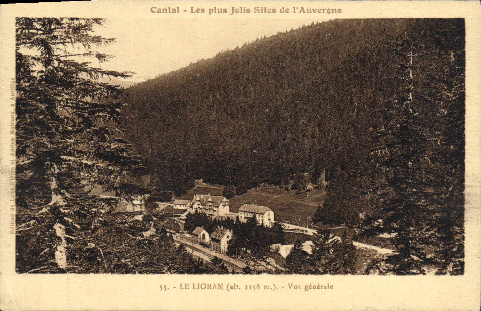 CPA Cantal Les plus Jolis Sites de l'Auvergne Le Lioran Vue generale 