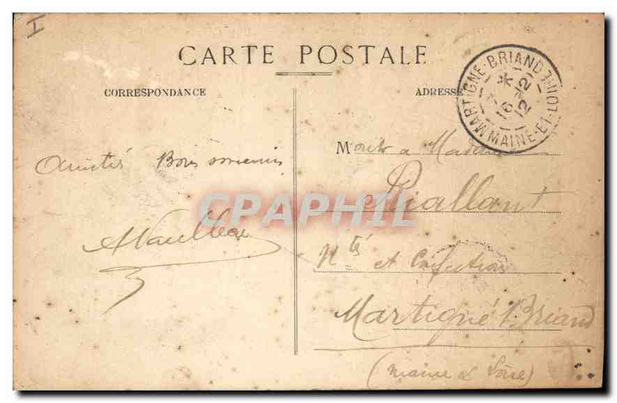 CPA L'Auvergne Pittoresque Le Lioran en Hiver et le Puy Griou  — Verso