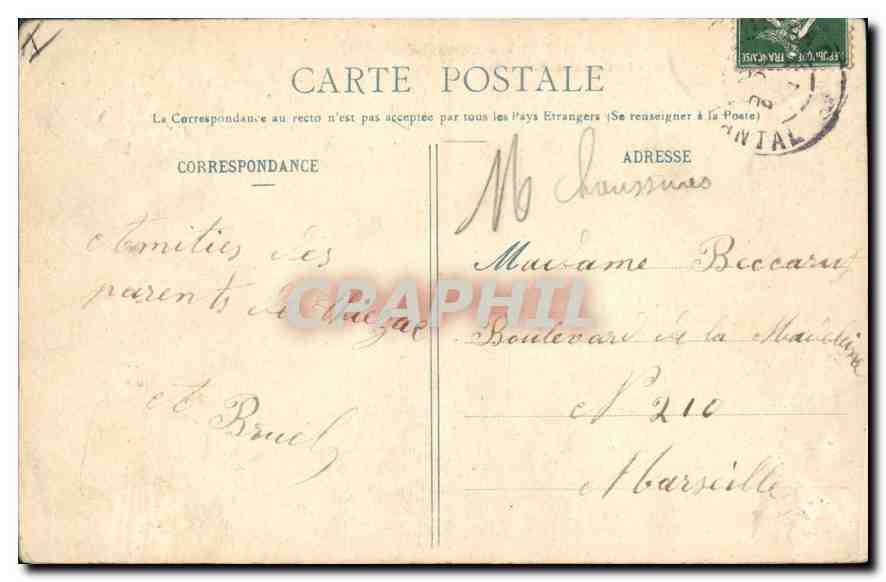 CPA Le Cantal Pittoresque Le Lioran en Hiver Fond d'Allagnon  — Back