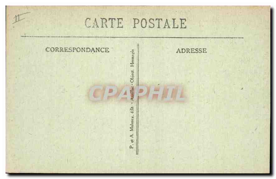 CPA L'Auvergne Pittoresque Cantal Le Lioran Vallee du Lioran Vue Generale  — Rückseite