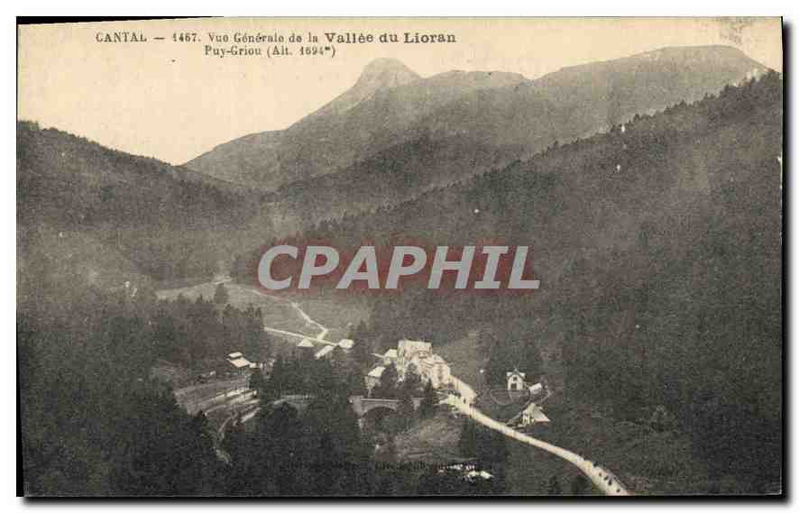 CPA Cantal Le Lioran de la Vallee du Lioran Puy Griou 