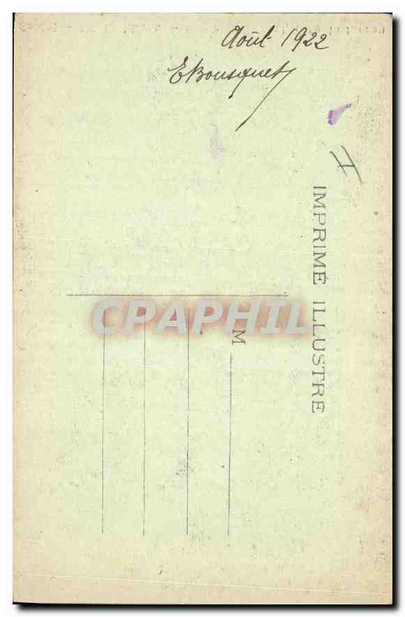 CPA Le Lioran Sortie de Tunnel Cote du Lioran  — Rückseite