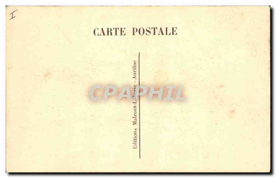 Le Lioran en Hiver - La Vallée — Le Cantal pittoresque — Éditions Malhoux-Labrière-Aurillac, n°444 — Verso