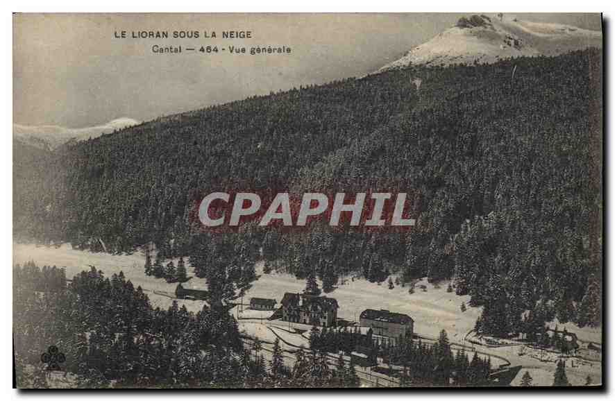 CPA Le Lioran sous la Neige Cantal Vue generale 