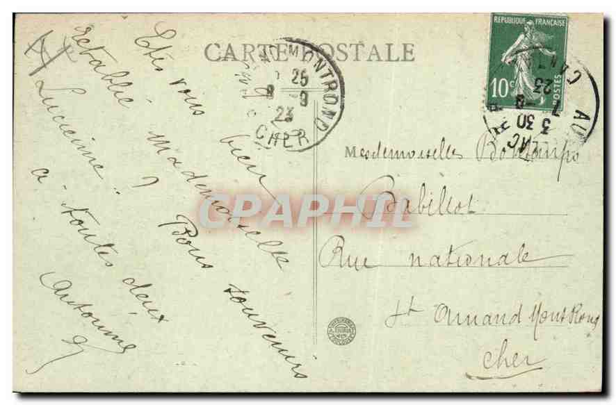 CPA Les Cantal Pittoresque Entree des deux Tunnels du Lioran cote Saint Jacques  — Rückseite