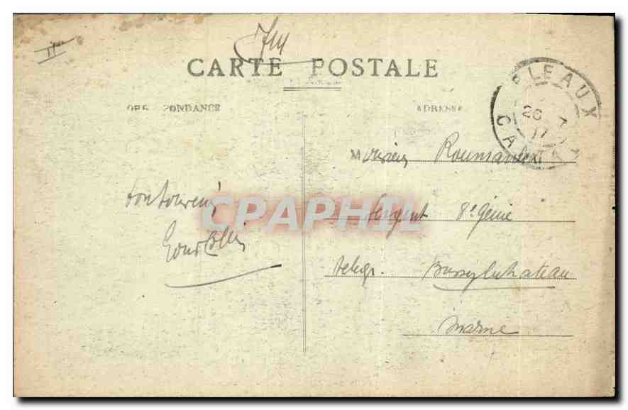 CPA L'Auvergne Pittoresque Cantal Le Lioran Le Tunnel de la Route  — Rückseite