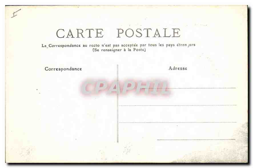 CPA L'Auvergne Vue generale de la Vallee du Lioran  — Verso
