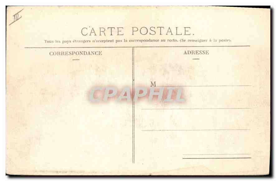 CPA Cantal Le Lioran altitude Grand Hotel d'Orleans  — Rückseite