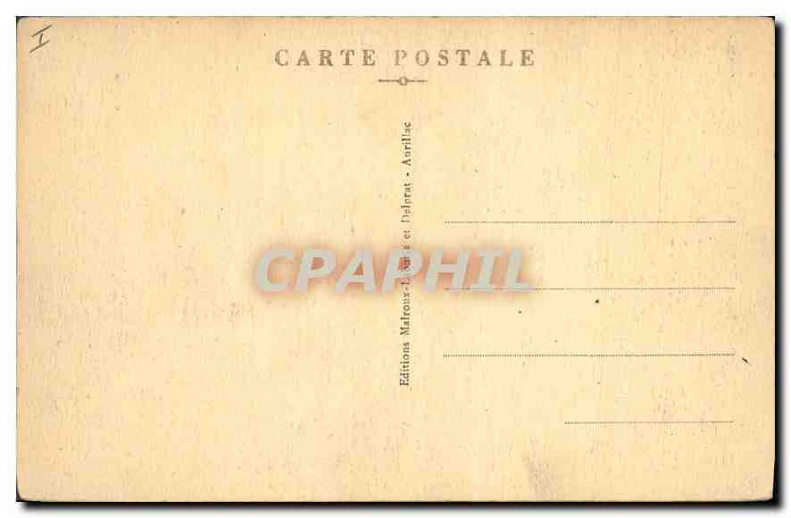 CPA Le Cantal Pittoresque Le Lioran La Vallee pres Saint Jacques  — Verso