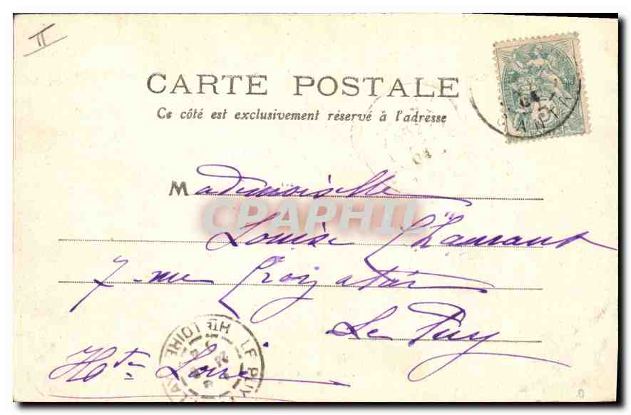 CPA L'Auvergne Cantal Le Lioran  — Rückseite