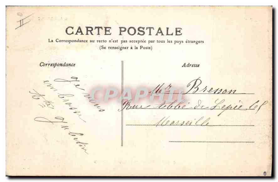 CPA L'Auvergne Cantal Les Hotels du Lioran  — Rückseite