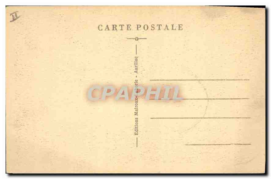 CPA Le Cantal Pittoresque Le Lioran Sortie du Tunnel cote du Lioran  — Rückseite