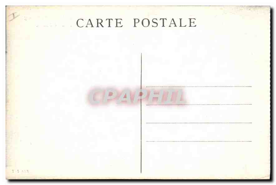 CPA Saint Etienne Palais de Justice  — Rückseite