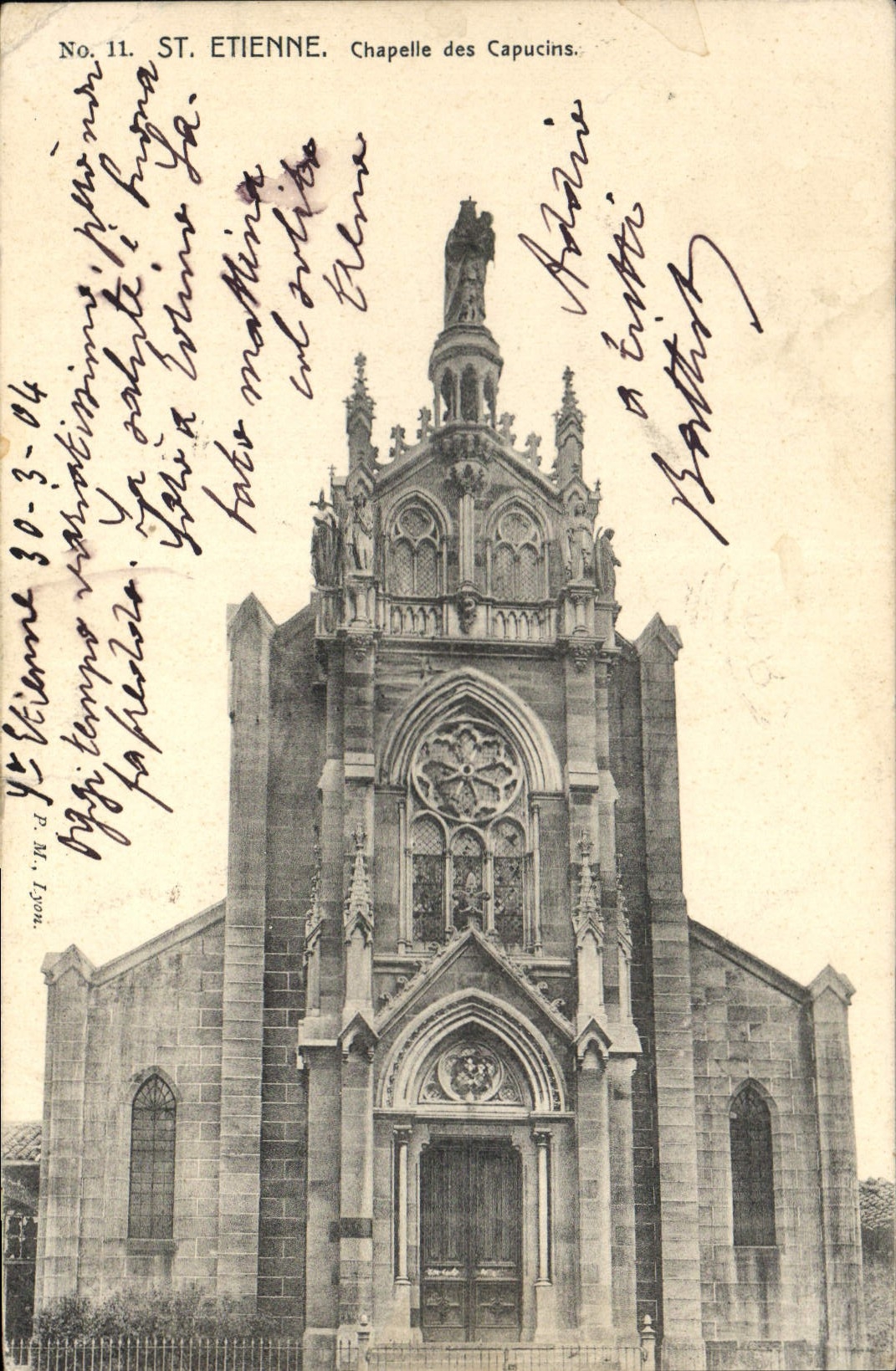 CPA Saint Etienne Chapelle des Capucins 