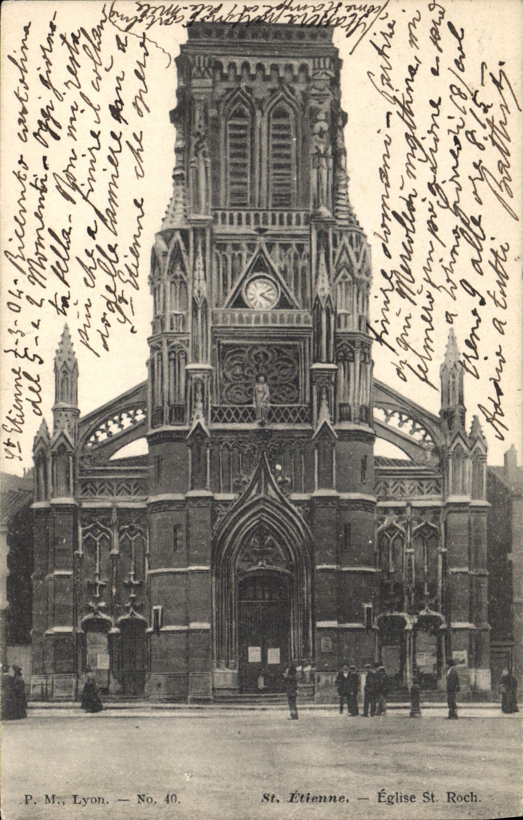 CPA Lyon Saint Etienne Eglise St Roch 