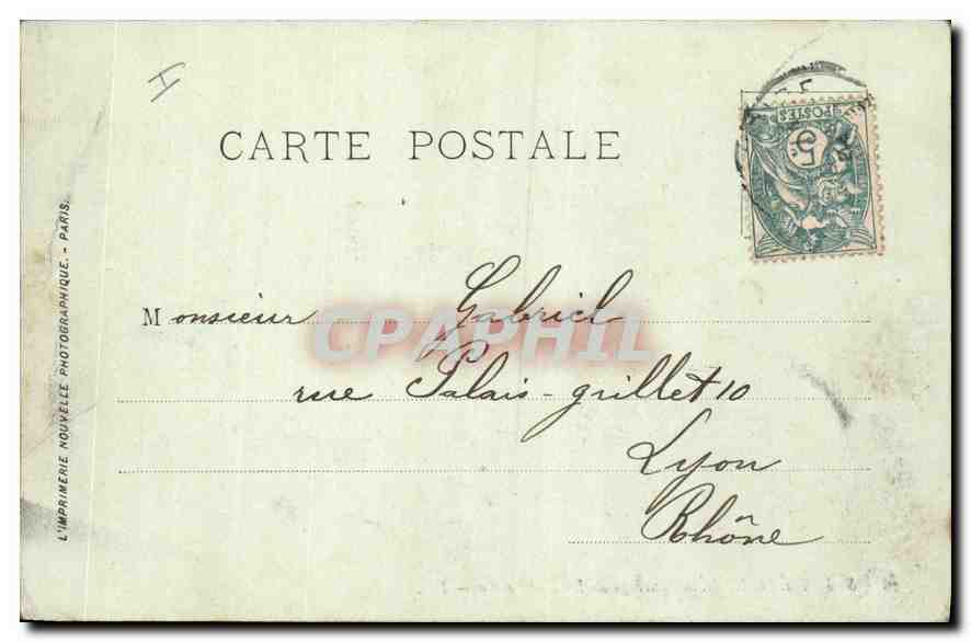 Saint-Étienne — Stauwerk La Roche-aillée — L.I. — Rückseite