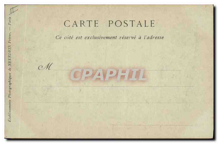 CPA Saint Etienne Place Marengo Jardin Public  — Rückseite